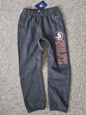 Florida‎ State Seminoles Champion Youth 7/8 Sweat Pants-Med-Gray-NWT